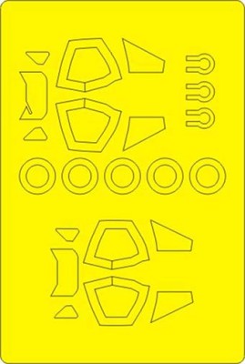 New Ware NWA-M0464 1/72 Mask DH Vampire T.11/J-28 EXPERT (AIRFIX)