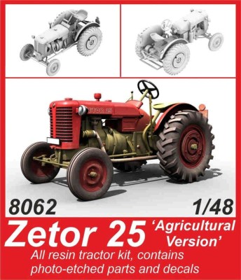 CMK 8062 Zetor 25 'Agricultural Version' (resin kit) 1/48
