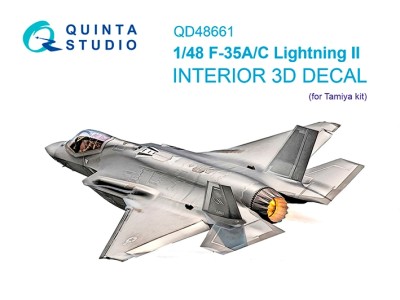 Quinta studio QD48661 F-35A/F-35C Lightning II (Tamiya) 1/48