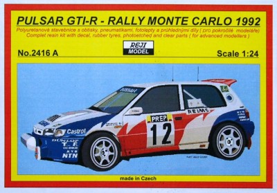 Reji Model 2416A Nissan Pulsar GTI-R 'Official' (1991,1992) 1/24