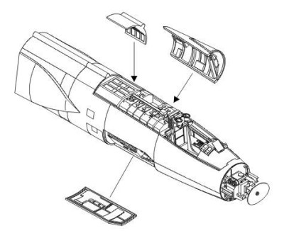 CMK 7071 F-104S/ G - exterior set for HAS 1/72