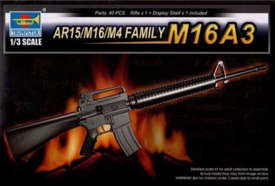 Trumpeter 01911 Американский Автомат AR15/M16/M4 M16A3 1/3