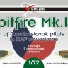 Dk Decals 72156 Spitfire Mk.I/II Czechosl.pilots in RAF sqdn. 1/72