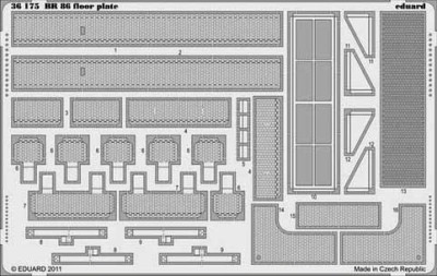 Eduard 36175 BR 86 floor plate