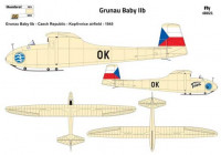 Fly model 48021 1/48 Grunau Baby IIB (Czechoslovakia)
