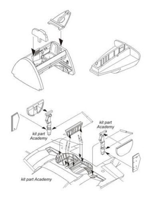 CMK 7173 Messerschmitt M 262A detail set for ACA 1/72