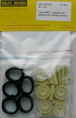 Reji Model 981 Ford Focus WRC - upgrade set (tarmac version) 1/24