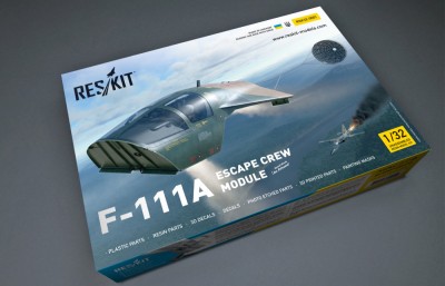 Reskit RSK32-0001 F-111A Escape Pod Crew Module (resin kit) 1/32