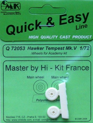 CMK Q72053 Hawker Tempest MK. V wheels for ACA 1/72