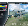 Revell 04961 Тяжелый истребитель Messerschmitt Bf 110 C-7  1/32