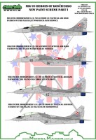 Model Maker Decals D32087 Mikoyan MiG-29 Heroes of Kosciuszko new paint scheme part I 1/32