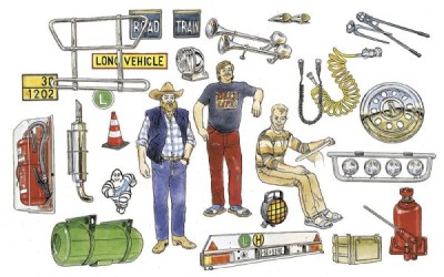 Italeri 00720 Аксессуары Truck Accessories