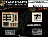 HGW 132566 Felixstowe F.2a + Hansa-B. W.29 - Seatbelts 1/32