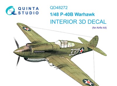Quinta Studio QD48272 P-40B (Airfix) 1/48