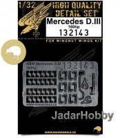HGW 132143 Mercedes D.III 160 hp 1/32