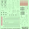 Model Maker Decals D72073 Polish Lockheed-Martin F-16C/F-16D Stencils 1/72