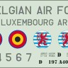 Model Maker Decals D72197 Airbus A400M Belgian and Luxemburg 1/72