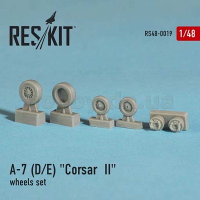 ResKit RS48-0019 A-7 &quot;Corsair II&quot;D wheels set 1/48