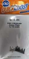 Quickboost QB72695 F4U-1 birdcage armor plate (TAM) 1/72