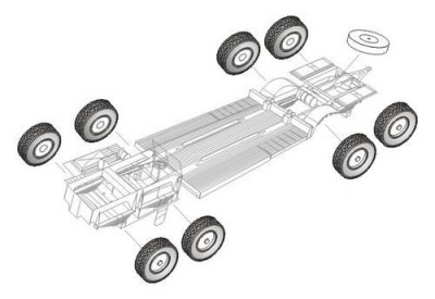 CMK B72023 Sd. Anh.116 wheels for Trumpeter 1/72