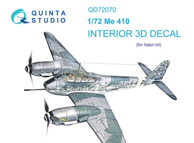 Quinta studio QD72070 Me 410 (Italeri) 1/72
