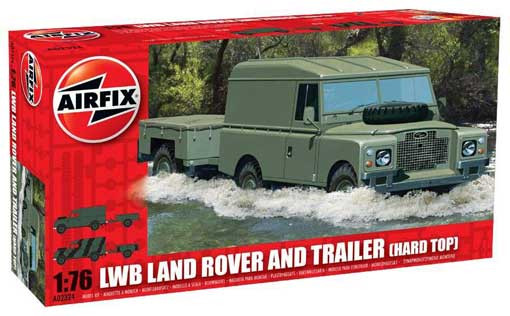 Airfix 02324 Landrover Hard Top And Trailer 1/76