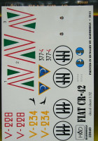 HAD 32040 Decal Fiat CR-42 (2x Hungary, Italy) 1/32