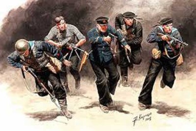 Master Box 35153 Soviet Marines, Attack, 1941-1942. 1/35