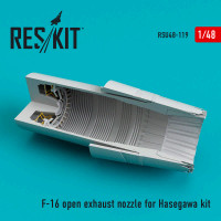 Reskit RSU48-0119 F-16 (F100-PW) open exhaust nozzle (HAS) 1/48