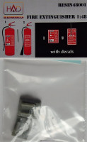 HAD R48001 Fire Extinguisher (with decals) 1/48