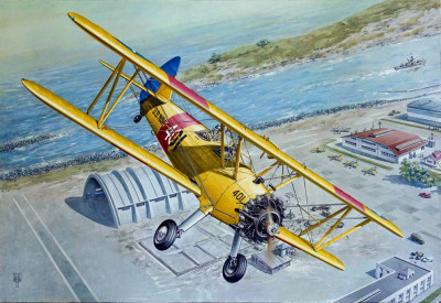 Roden 32633 Самолет Stearman PT-13 Kaydet 1/32