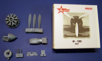 A-resin 48055 Винто-моторная группа (для модели АРК) 1/48
