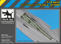 Blackdog A72089 F-18 spine (ACAD) 1/72