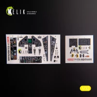 Reskit K32027 F-117A - type 1 interior 3D decal (TRUMP) 1/32