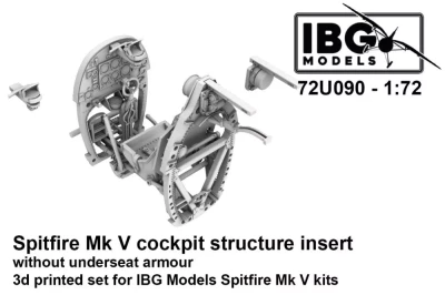 IBG U7290 Spitfire Mk.V Cockpit w/o underseat armour 1/72