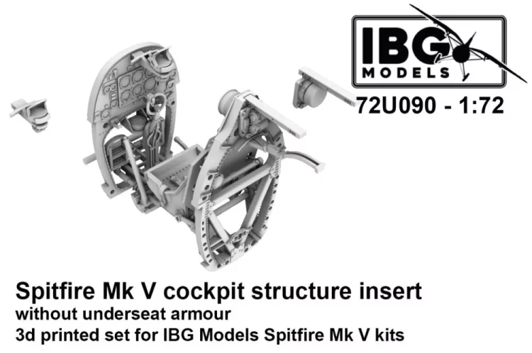 IBG U7290 Spitfire Mk.V Cockpit w/o underseat armour 1/72