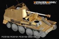 Voyager Model PE35191 WWII German Marder III Ausf.M Initial Production Armour Plate (For DRAGON 6464) 1/35