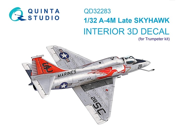 Quinta studio QD32283 A-4M Late Skyhawk (Trumpeter) 1/32