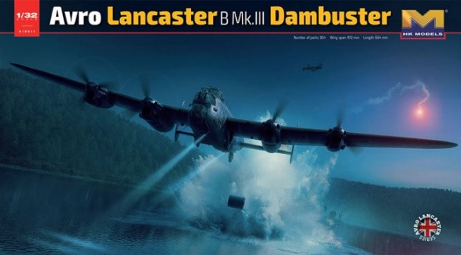 HK Models 01E011 Lancaster MK Dumbuster 1/32