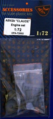 Clear Prop CPA72002 A5M Claude Engine set (all versions) 1/72