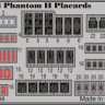Eduard FE243 F-4 placards