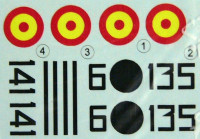 LF Model C7272 Decals Bf 109F-4 over Spain (ITAL) 1/72