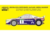 Reji Model JM312 Lancia 037 'Rothmans' Rallye El Corte 1985 1/24