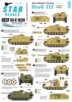 Star Decals 35-C1039 Befehlspanzer. Bef.Pz.Kpfw.III Ausf.H/Ausf.J/Ausf.K/Ausf.L and and Beob.Pz.Kpfw.III Ausf.G 1/35