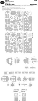 New Ware NWA-M0704 1/48 Mask He-111 Z-1 BASIC (ICM 48260)