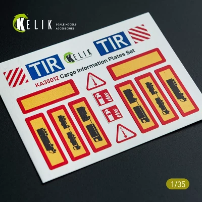 Reskit KA35012 Decals Cargo Information plates set No.1 1/35