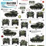Star Decals 35-C1293 Balkan Peacekeepers # 11.British Scimitar CVR(T) in Bosnia. IFOR markings. FV107 Scimitar, FV103 Spartan and FV105 Sultan 1/35