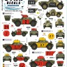 Star Decals 35-C1406 BATUS # 1. British Army Training Unit Suffield in Canada.Ferret Scout Car Mk.2 Mk.1/2 and Mk.2/3. Range Safety Control Group 1/35