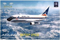 X-Scale X144012 Boeing 737-253 (737-200) Delta Airlines with 3D-Printed engine fan blades 1/144