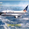 X-Scale X144012 Boeing 737-253 (737-200) Delta Airlines with 3D-Printed engine fan blades 1/144